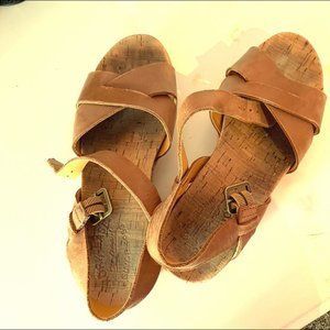 tan wedge sandals